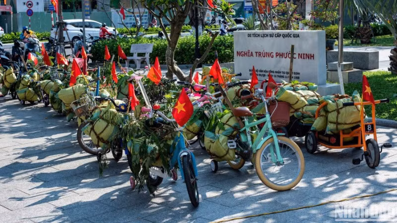 Chương trình được tổ chức tại Di tích lịch sử cấp quốc gia Nghĩa trủng Phước Ninh, thành phố Đà Nẵng. (Ảnh: ANH ĐÀO)