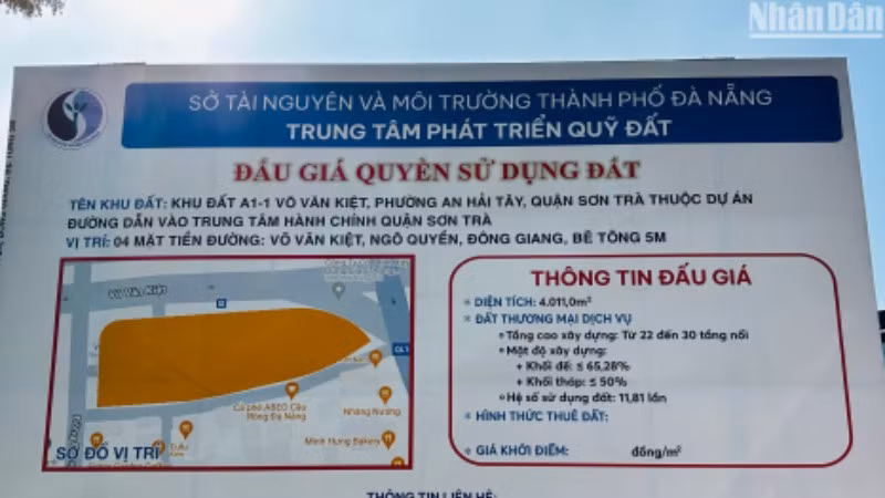Đây là khu đất vàng nằm trung tâm thành phố. (Ảnh: ANH ĐÀO)