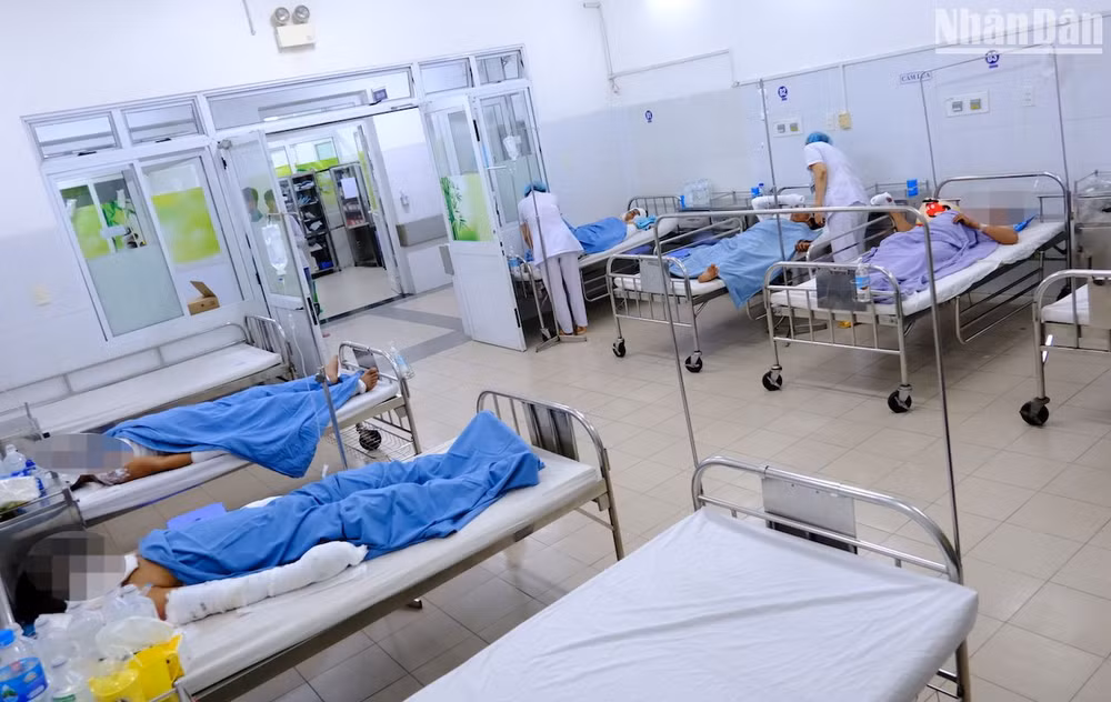 Các bệnh nhân đang được điều trị tích cực tại Bệnh viện Đà Nẵng.
