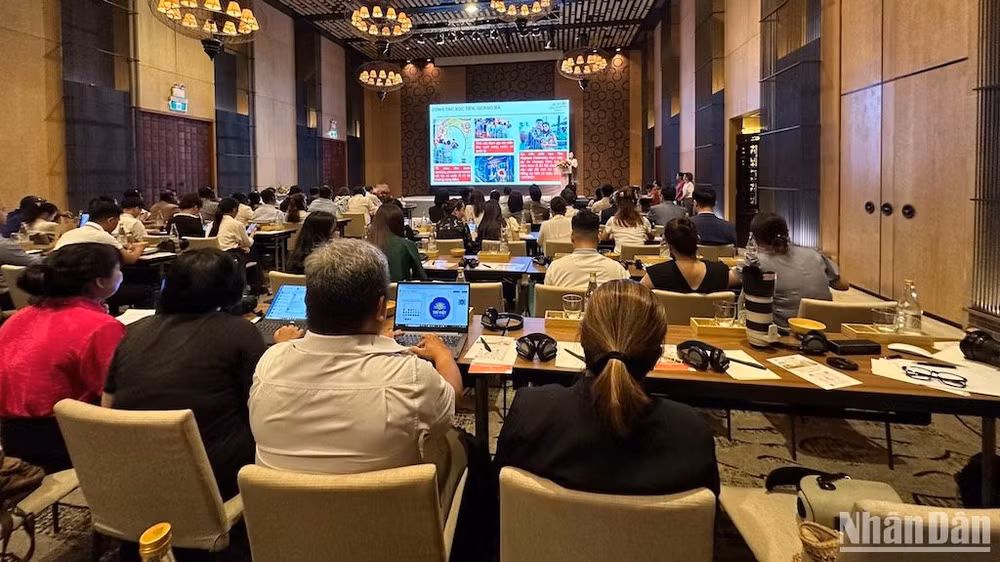 Thành phố Đà Nẵng công bố kế hoạch phát triển du lịch cưới và Chương trình thí điểm thu hút khách du lịch cưới đến Đà Nẵng giai đoạn 2024-2025. (Ảnh ANH ĐÀO) Thành phố Đà Nẵng công bố kế hoạch phát triển du lịch cưới và Chương trình thí điểm thu hút khách du lịch cưới đến Đà Nẵng giai đoạn 2024-2025. (Ảnh ANH ĐÀO)
