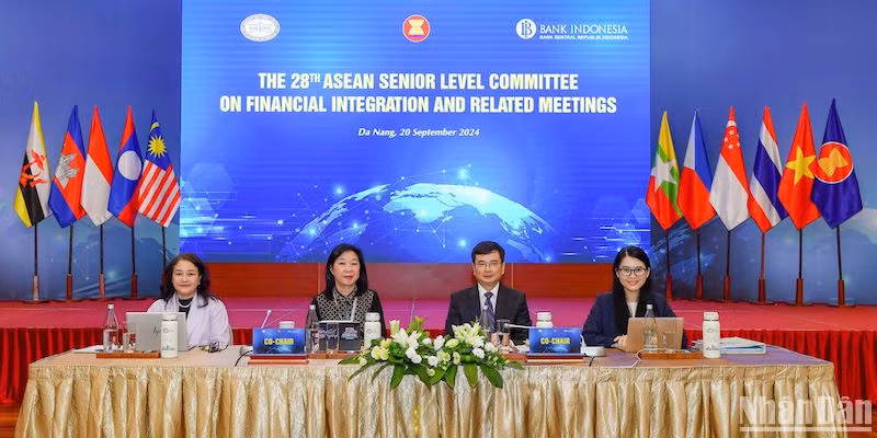 Hội nghị do Ngân hàng Nhà nước Việt Nam và Ngân hàng Trung ương Indonesia đảm nhận vai trò Đồng chủ trì. (Ảnh: ANH ĐÀO)