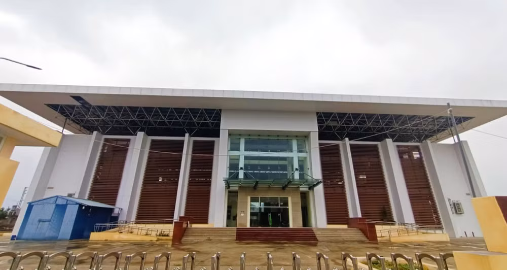 Nhà văn hóa công nhân Thái Nguyên chuẩn bị được đưa vào sử dụng.