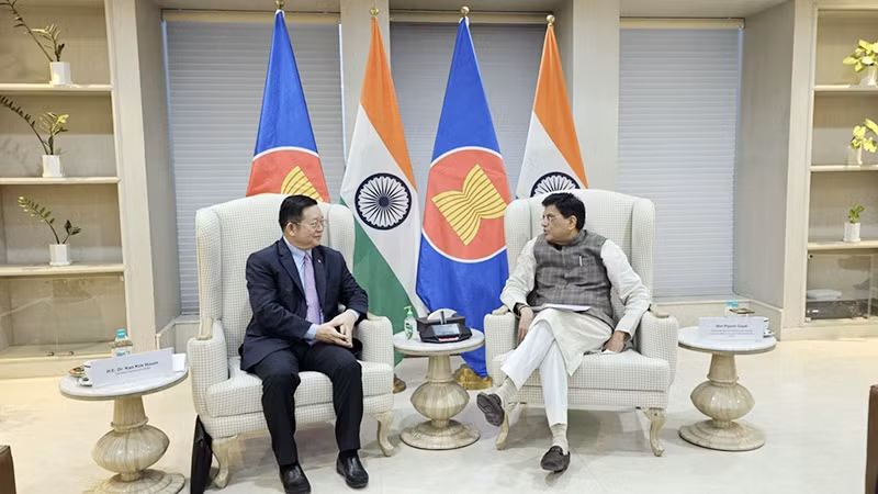 Hợp tác thương mại là lĩnh vực được ASEAN và Ấn Độ chú trọng. (Ảnh ASEAN.ORG)
