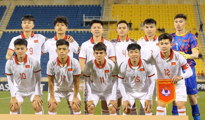 U23 Việt Nam tung ra đội hình mạnh nhất khi đối đầu U23 Iraq vào rạng sáng nay (23/3) trong khuôn khổ giải quốc tế U23 Doha Cup 2023. (Ảnh: VFF) U23 Việt Nam tung ra đội hình mạnh nhất khi đối đầu U23 Iraq vào rạng sáng nay (23/3) trong khuôn khổ giải quốc tế U23 Doha Cup 2023. (Ảnh: VFF)