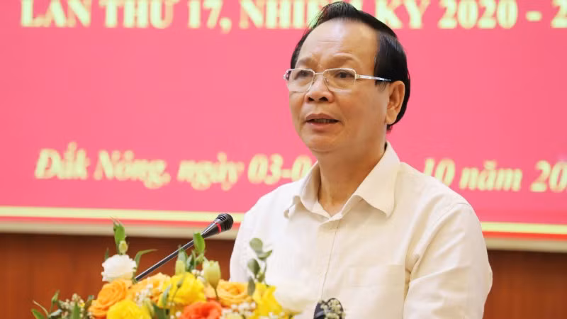 Bí thư Tỉnh ủy Đắk Nông Ngô Thanh Danh.