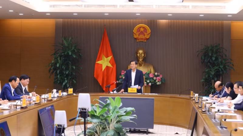 Quang cảnh cuộc làm việc. (Ảnh: VGP)