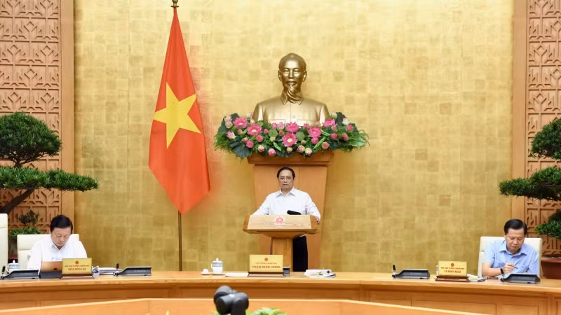 Thủ tướng Phạm Minh Chính dự và chỉ đạo Hội nghị.