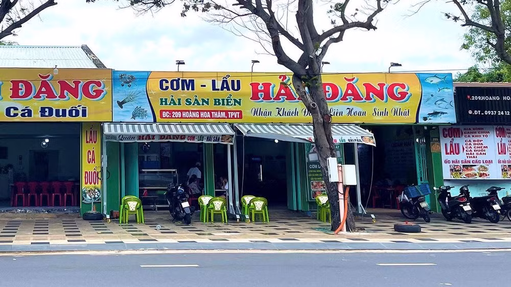 Địa chỉ căn villa quảng cáo chỉ là 1 quán lẩu.