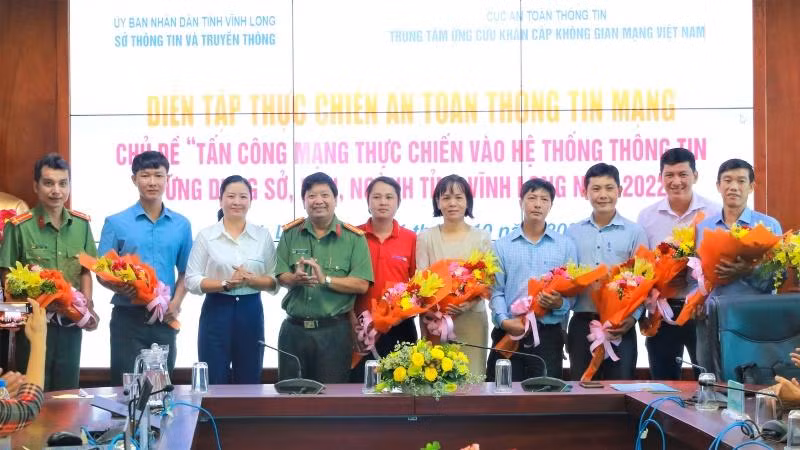 Những đội tham gia diễn tập thực chiến an ninh mạng. 