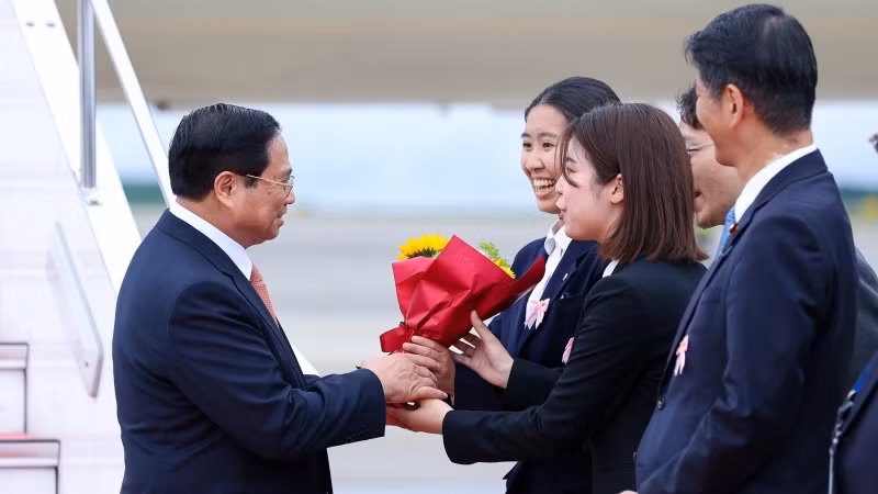 Thủ tướng Phạm Minh Chính lên đường dự Hội nghị thượng đỉnh G7 mở rộng và làm việc tại Nhật Bản từ ngày 19-21/5/2023. (Ảnh: Nhật Bắc) Thủ tướng Phạm Minh Chính lên đường dự Hội nghị thượng đỉnh G7 mở rộng và làm việc tại Nhật Bản từ ngày 19-21/5/2023. (Ảnh: Nhật Bắc)