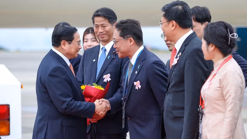 Thủ tướng Phạm Minh Chính lên đường dự Hội nghị thượng đỉnh G7 mở rộng và làm việc tại Nhật Bản từ ngày 19-21/5/2023. (Ảnh: Nhật Bắc) Thủ tướng Phạm Minh Chính lên đường dự Hội nghị thượng đỉnh G7 mở rộng và làm việc tại Nhật Bản từ ngày 19-21/5/2023. (Ảnh: Nhật Bắc)