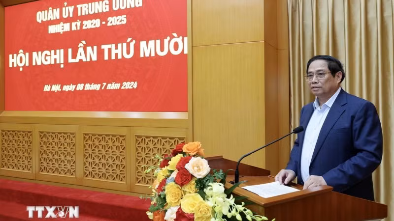 Thủ tướng Phạm Minh Chính phát biểu. (Ảnh: Nhan Sáng/TTXVN) Thủ tướng Phạm Minh Chính phát biểu. (Ảnh: Nhan Sáng/TTXVN)