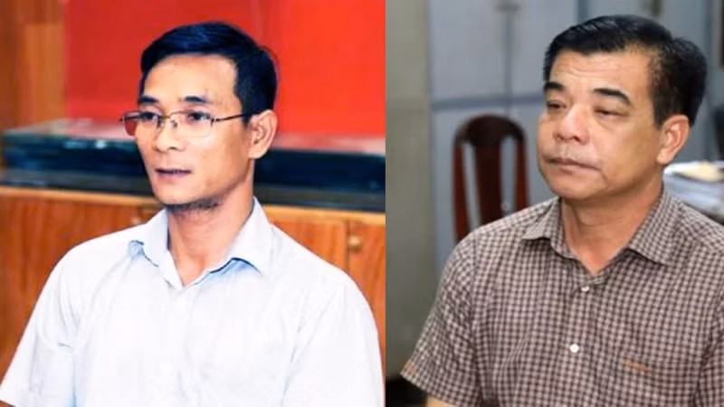 Cơ quan Công an làm việc với Thắng và Chí.