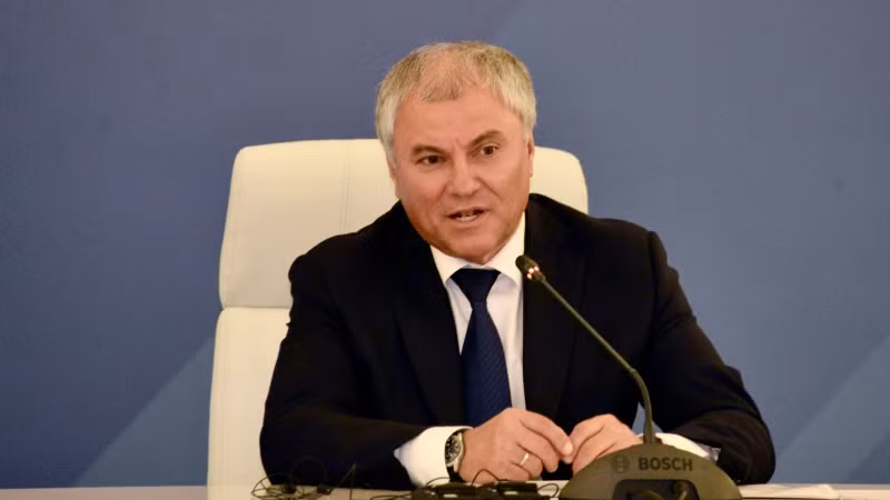 Chủ tịch Duma Quốc gia Quốc hội Liên bang Nga Vyacheslav Victorovich Volodin tại Phiên họp lần thứ ba Ủy ban Hợp tác liên Nghị viện Việt Nam-Liên bang Nga. Chủ tịch Duma Quốc gia Quốc hội Liên bang Nga Vyacheslav Victorovich Volodin tại Phiên họp lần thứ ba Ủy ban Hợp tác liên Nghị viện Việt Nam-Liên bang Nga.