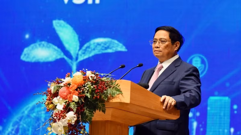 Thủ tướng Phạm Minh Chính phát biểu ý kiến tại Hội nghị.
