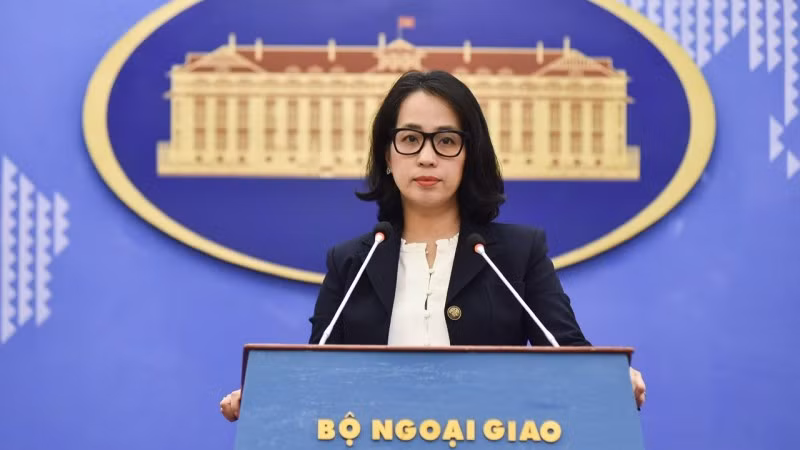 Người Phát ngôn Bộ Ngoại giao Việt Nam Phạm Thu Hằng.
