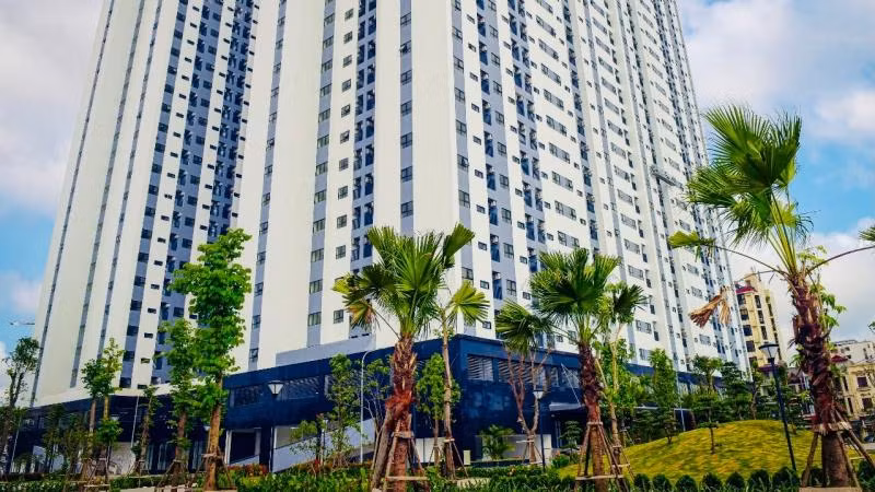 Nhà chung cư HH3-HH4 Đồng Quốc Bình mới hoàn thành xây dựng và bố trí cho người dân vào ở.