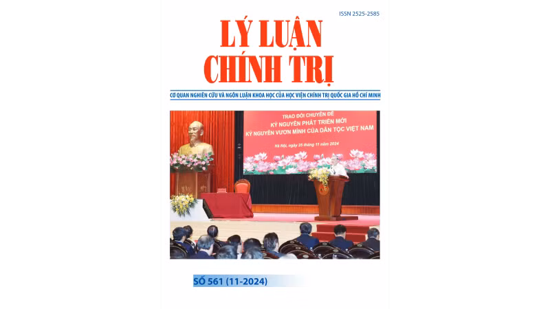 Mục lục Tạp chí Lý luận Chính trị số 561 (11/2024)