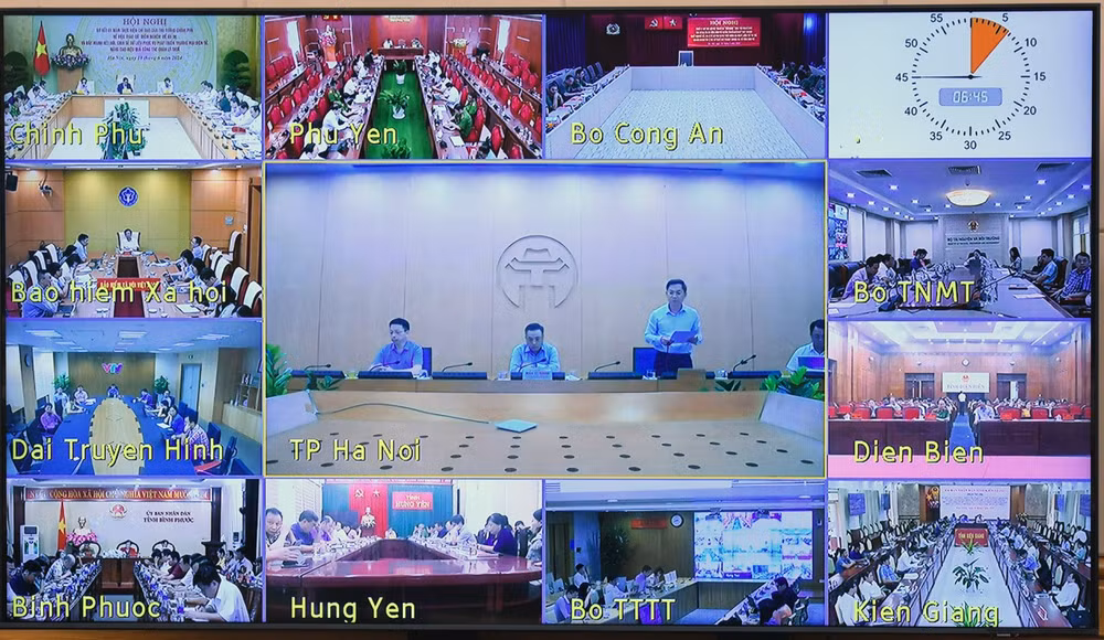 Phó Chủ tịch Ủy ban nhân dân thành phố Hà Nội Hà Minh Hải thông tin về kết quả thực hiện Đề án 06 tại Hà Nội.
