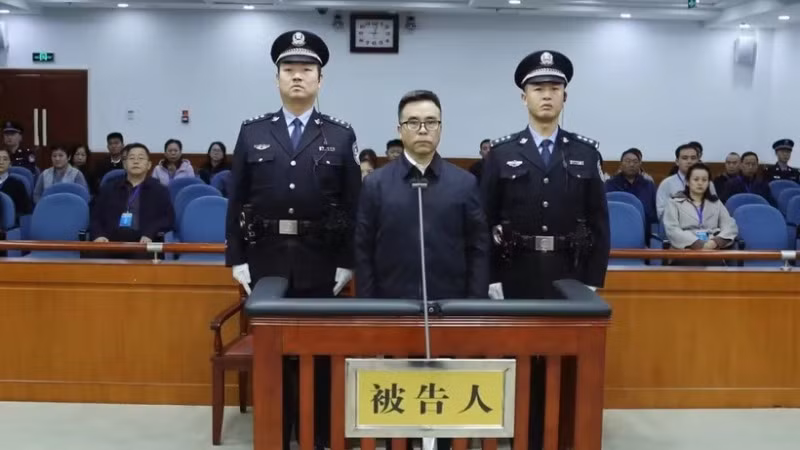 Cựu Chủ tịch Ngân hàng Trung Quốc Lưu Liên Khả bị tuyên án tử hình vì nhận hối lộ. (Nguồn: Global Times)
