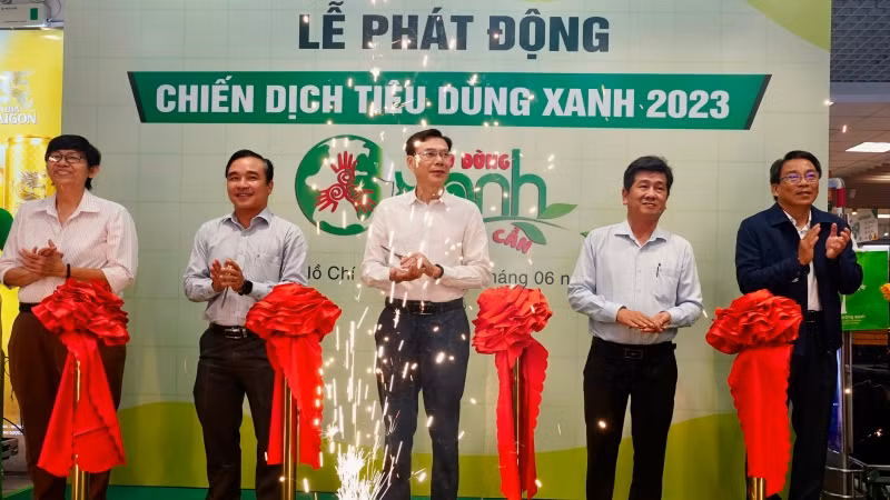 Khai mạc Chiến dịch “Tiêu dùng xanh” lần thứ 14 năm 2023. (Ảnh: CTV)