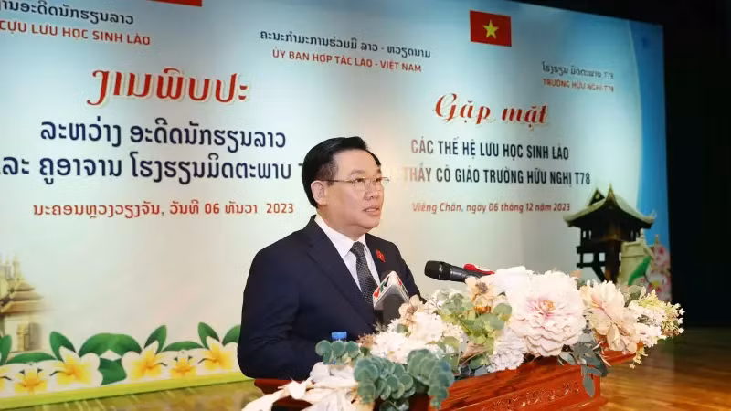 Chủ tịch Quốc hội Vương Đình Huệ phát biểu. (Ảnh: Doãn Tấn/TTXVN)