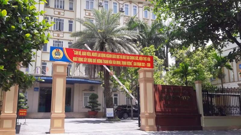 Sở Giáo dục và Đào tạo Thanh Hóa.