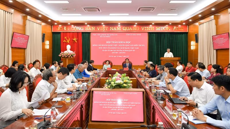 Toàn cảnh hội thảo. (Ảnh: THẾ ĐẠI)