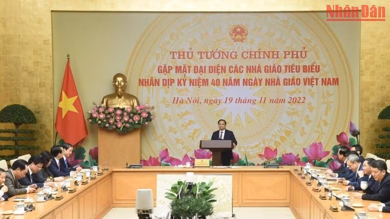 Quang cảnh buổi gặp mặt. (Ảnh: Trần Hải)