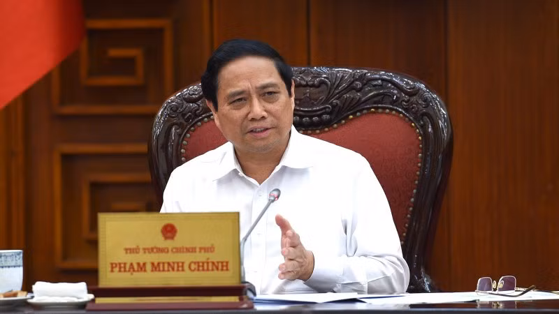 Thủ tướng Phạm Minh Chính phát biểu ý kiến kết luận cuộc họp. Thủ tướng Phạm Minh Chính phát biểu ý kiến kết luận cuộc họp.