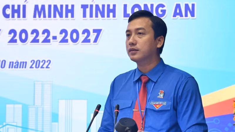 Đồng chí Trần Hải Phú, Bí thư Tỉnh đoàn Long An khóa X, tái đắc cử Bí thư Tỉnh Đoàn khóa XI.