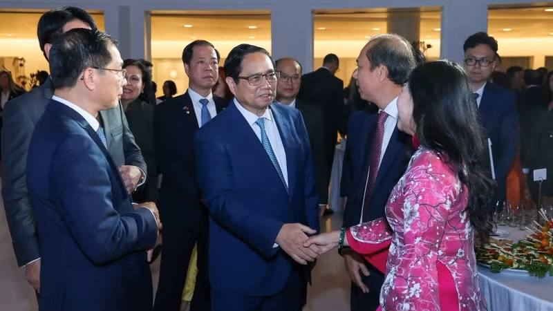Thủ tướng Phạm Minh Chính đến dự Lễ kỷ niệm 78 năm Quốc khánh nước Cộng hòa xã hội chủ nghĩa Việt Nam và chào mừng quan hệ Đối tác chiến lược toàn diện Việt Nam-Hoa Kỳ.