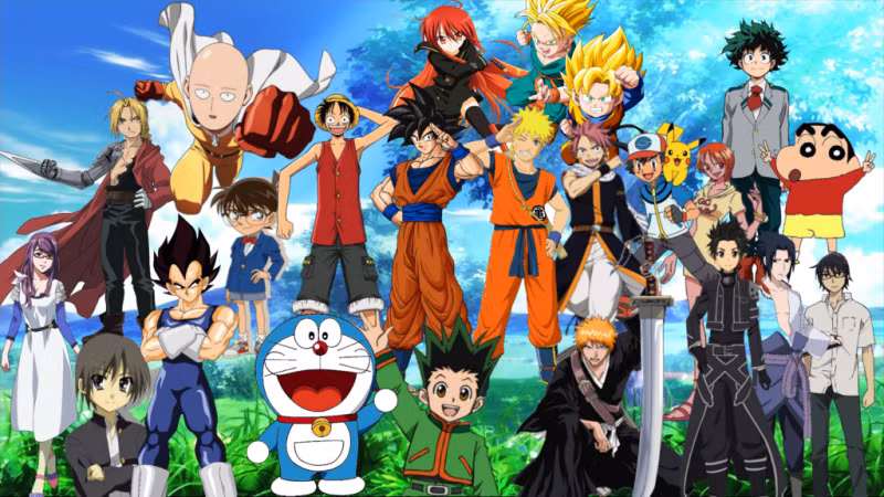 Nhật Bản có những nhân vật hoạt hình (anime) nổi tiếng, được nhận diện trên khắp thế giới (Nguồn: internet)