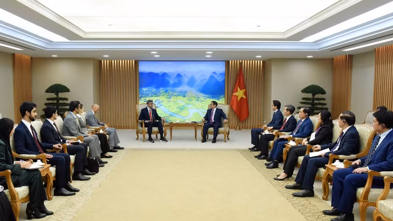 Quang cảnh buổi tiếp.