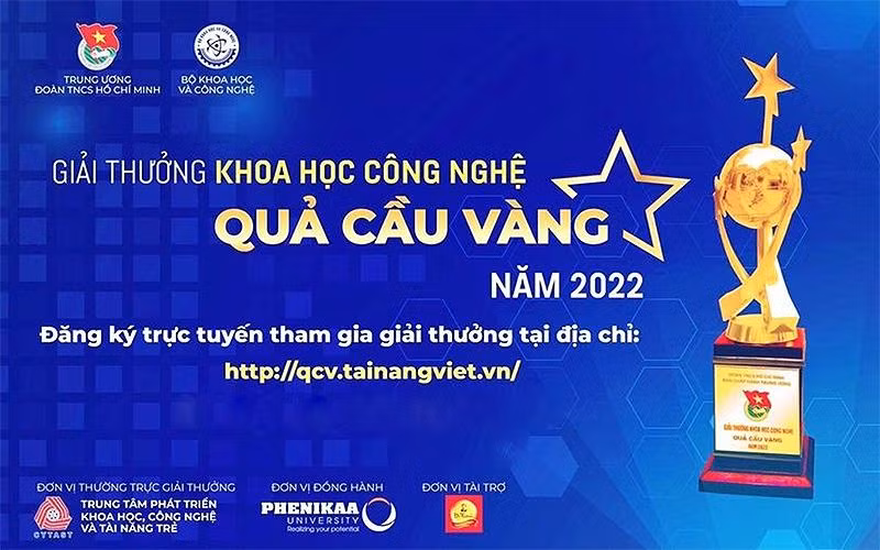 Giải thưởng Quả Cầu Vàng là giải thưởng cao quý của Trung ương Đoàn dành tặng các tài năng trẻ Việt Nam có thành tích xuất sắc trong lĩnh vực khoa học công nghệ.