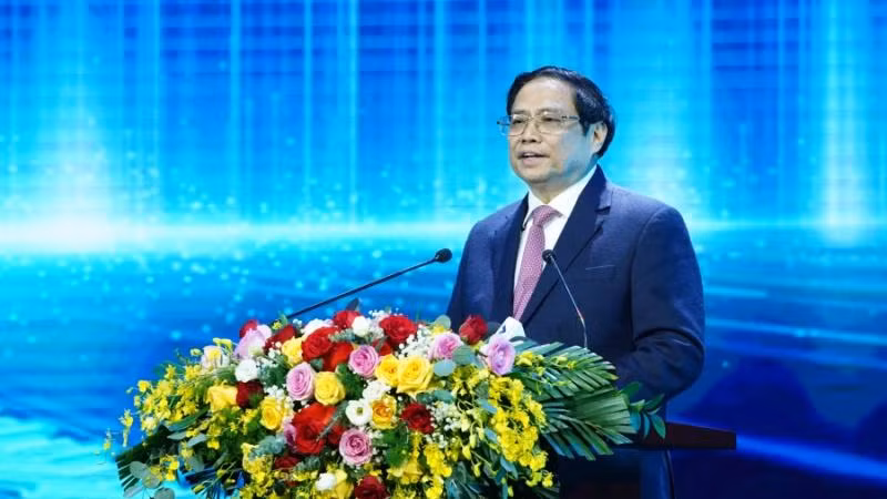 Thủ tướng Chính phủ Phạm Minh Chính phát biểu ý kiến chỉ đạo tại buổi lễ. Thủ tướng Chính phủ Phạm Minh Chính phát biểu ý kiến chỉ đạo tại buổi lễ.