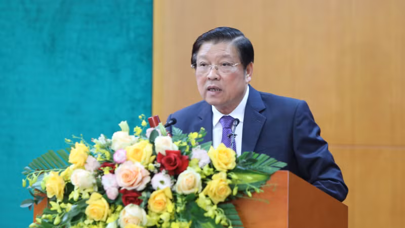 Đồng chí Phan Đình Trạc, Ủy viên Bộ Chính trị, Bí thư Trung ương Đảng, Trưởng Ban Nội chính Trung ương.