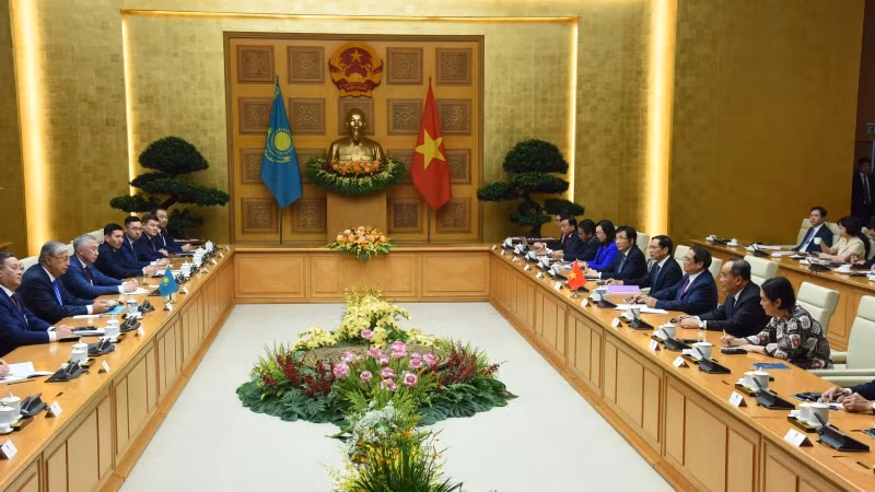 Quang cảnh buổi hội kiến.