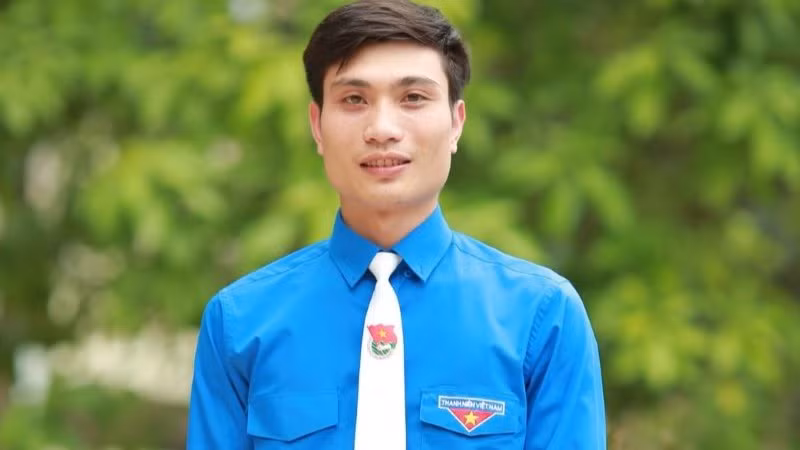 Anh Bùi Văn Tiên, Phó Bí thư Đoàn Thanh niên Học viện Tài chính.