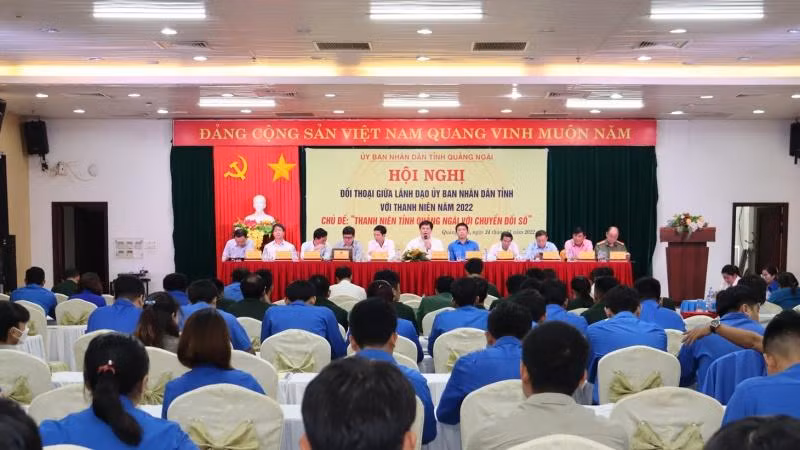 Quang cảnh buổi đối thoại.