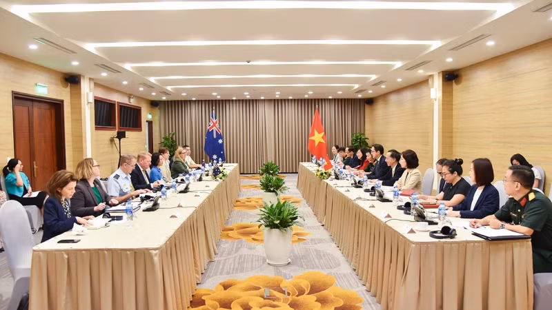 Quang cảnh Đối thoại Chiến lược Ngoại giao - Quốc phòng Việt Nam-Australia lần thứ 9.