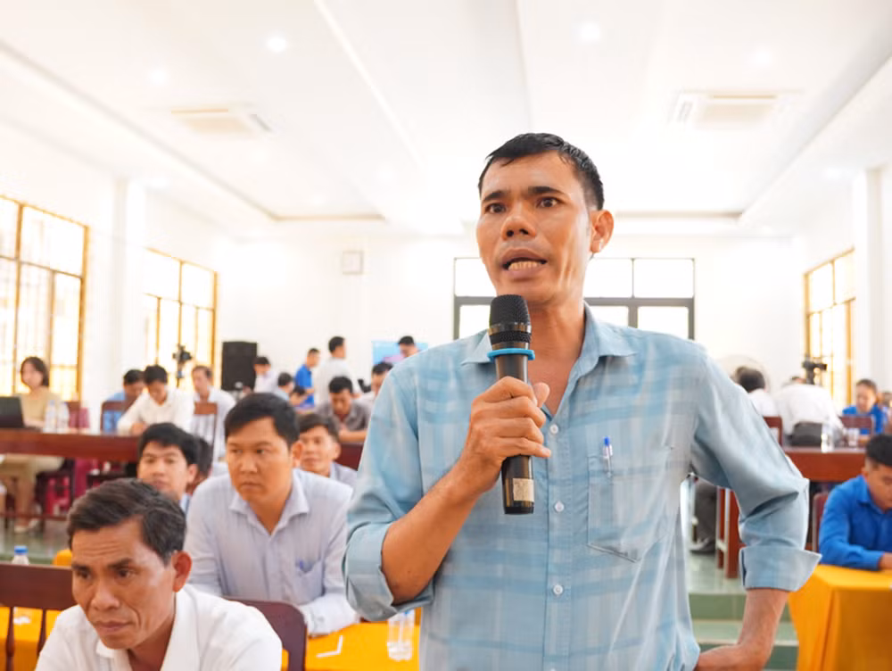 Các đại biểu thảo luận nhằm nâng cao hiệu quả tổ công nghệ số cộng đồng.
