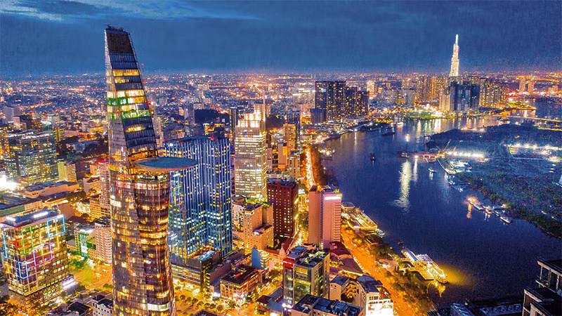Một góc Thành phố Hồ Chí Minh hôm nay.