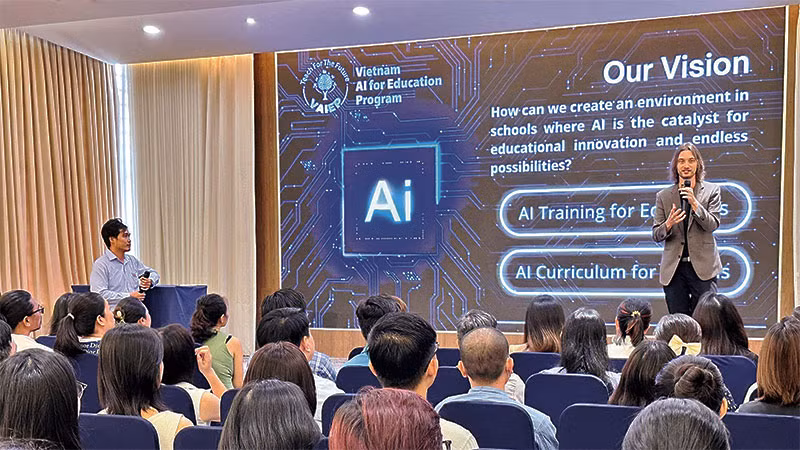 Ra mắt Chương trình AI cho giáo dục Việt Nam tại Thành phố Hồ Chí Minh.