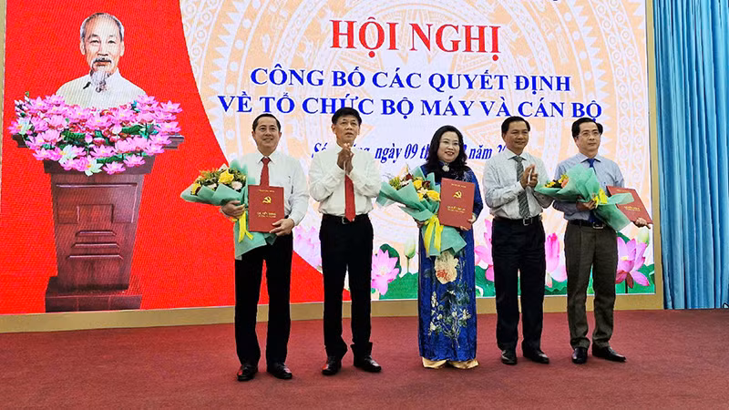 Công bố quyết định thành lập Đảng bộ các cơ quan Đảng tỉnh Sóc Trăng