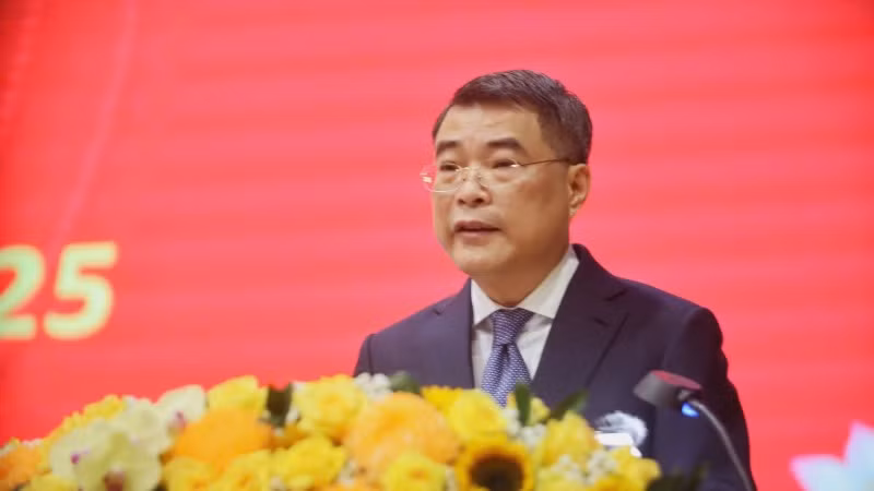 Trưởng Ban Tổ chức Trung ương Lê Minh Hưng phát biểu tại hội nghị. Trưởng Ban Tổ chức Trung ương Lê Minh Hưng phát biểu tại hội nghị.