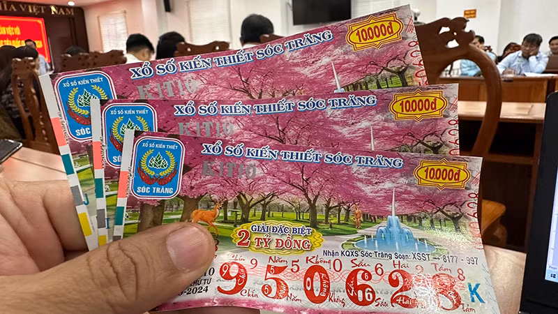 Vé số kiến thiết Sóc Trăng. Vé số kiến thiết Sóc Trăng.