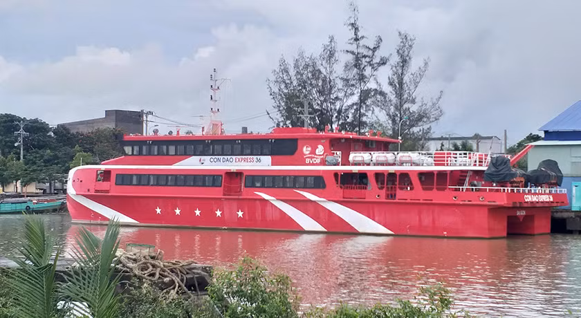 Hiện trạng bến cảng Trần Đề, tỉnh Sóc Trăng.