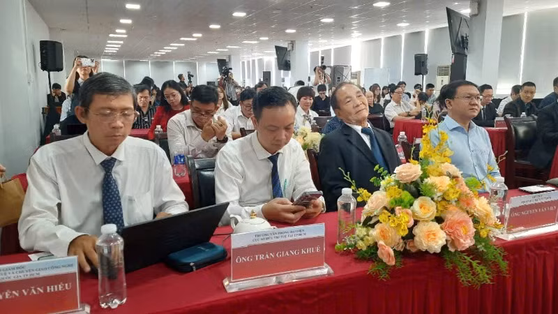 Các đại biểu tham dự buổi hưởng ứng Ngày Sở hữu trí tuệ thế giới.