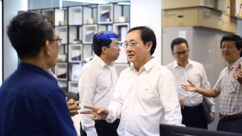 Đoàn công tác Ban Tuyên giáo và Dân vận Trung ương thăm các đơn vị trực thuộc Đại học Quốc gia Thành phố Hồ Chí Minh.